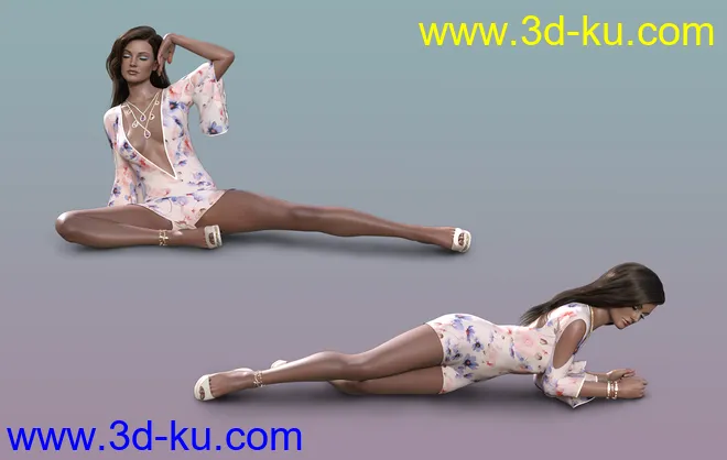 Fashion Poses Set for Genesis 8.1 Females模型的图片8