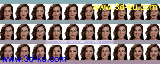 Fashion Poses Set for Genesis 8.1 Females模型的图片11