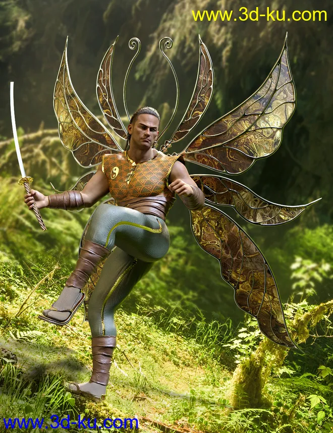 Fay Wings for Genesis 8模型的图片4