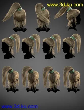 3D打印模型FE Young Girl Vol 2 for Genesis 8 and 8.1 Females的图片