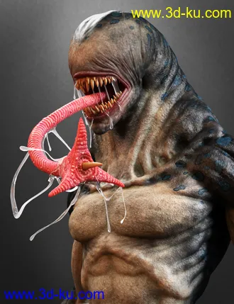 3D打印模型Ferocious Beast HD for Genesis 8 Male的图片