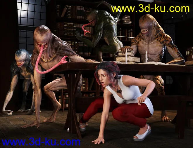 Ferocious Beast HD for Genesis 8 Male模型的图片4