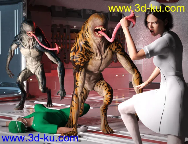 Ferocious Beast HD for Genesis 8 Male模型的图片6