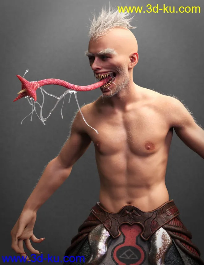 Ferocious Beast HD for Genesis 8 Male模型的图片7