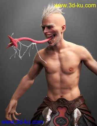 3D打印模型Ferocious Beast HD for Genesis 8 Male的图片
