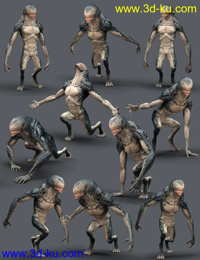 Ferocious Beast HD for Genesis 8 Male模型的图片10