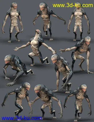 3D打印模型Ferocious Beast HD for Genesis 8 Male的图片
