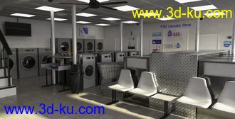 3D打印模型FG Apartment and Laundry Shop的图片