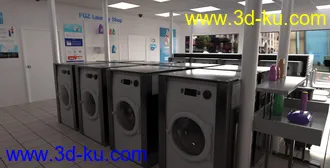 3D打印模型FG Apartment and Laundry Shop的图片