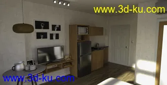 3D打印模型FG Apartment and Laundry Shop的图片
