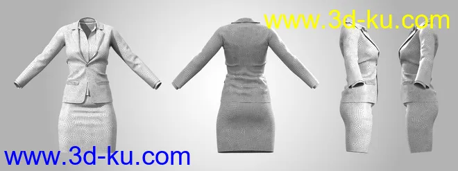 FG Attorney Outfit for Genesis 8 Female模型的图片2