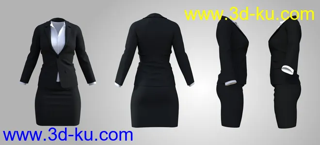 FG Attorney Outfit for Genesis 8 Female模型的图片4