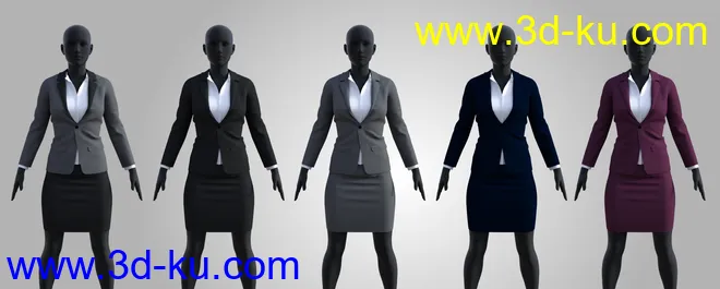 FG Attorney Outfit for Genesis 8 Female模型的图片5
