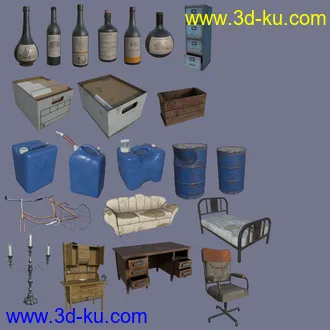 3D打印模型FG Basement Props的图片