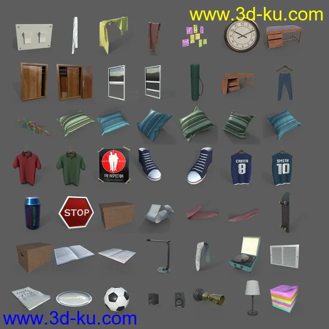 FG Cluttered Dorm模型的图片5