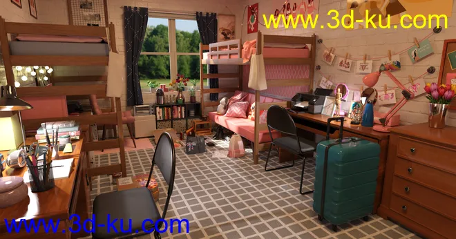 FG College Dorm Props模型的图片2