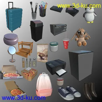 3D打印模型FG College Dorm Props的图片