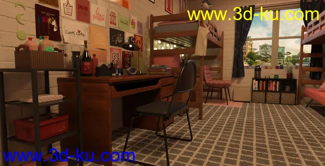 FG College Dormitory模型的图片2