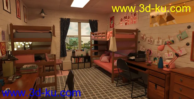 FG College Dormitory模型的图片5
