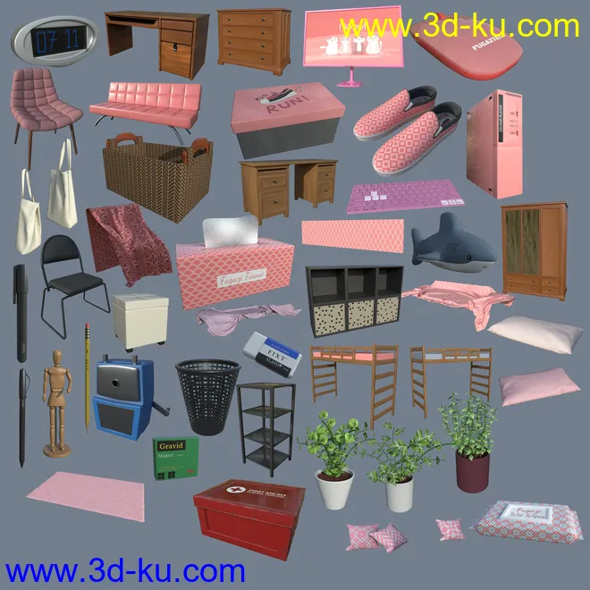 FG College Dormitory模型的图片10