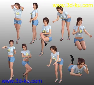 3D打印模型FG College Dormitory Poses的图片