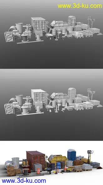 3D打印模型FG Construction Props的图片