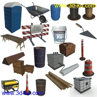 3D打印模型FG Construction Props的图片