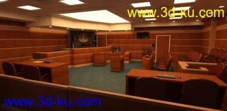 3D打印模型FG Courtroom的图片
