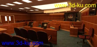 3D打印模型FG Courtroom的图片