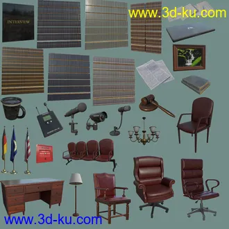 3D打印模型FG Courtroom的图片