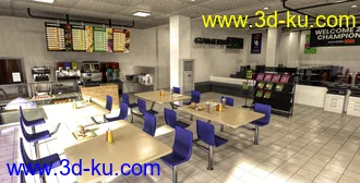 3D打印模型FG Cyber Cafe的图片