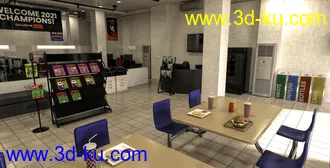 3D打印模型FG Cyber Cafe的图片