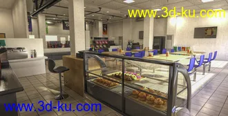 3D打印模型FG Cyber Cafe的图片