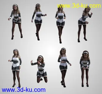 3D打印模型FG Fancy Living Poses for Genesis 8 Females的图片