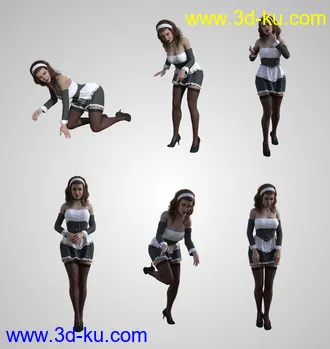 3D打印模型FG Fancy Living Poses for Genesis 8 Females的图片