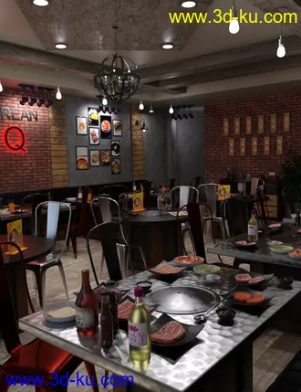 3D打印模型FG Korean BBQ的图片