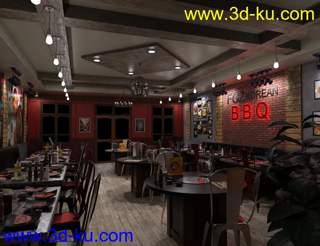 FG Korean BBQ模型的图片3