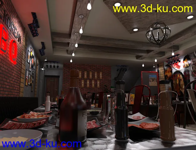 FG Korean BBQ模型的图片4