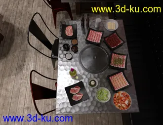3D打印模型FG Korean BBQ的图片