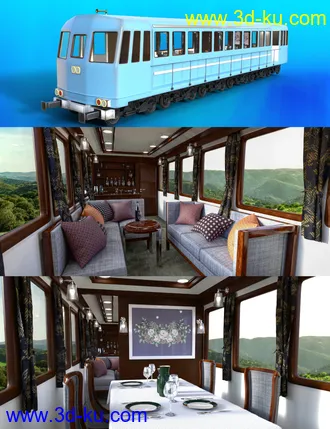 3D打印模型FG Luxury Passenger Train的图片