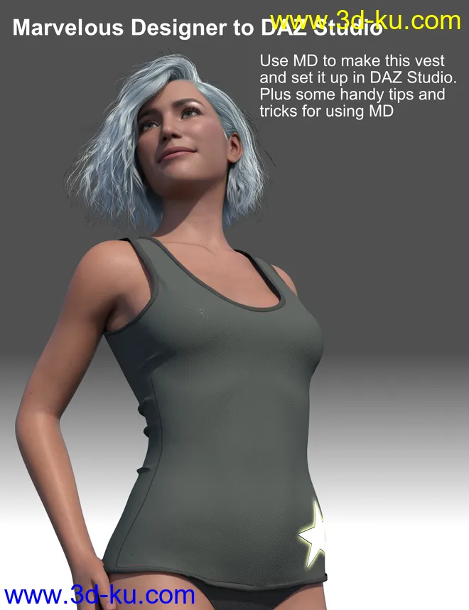 FG Marvelous Designer to Daz Studio Video Tutorial模型的图片1