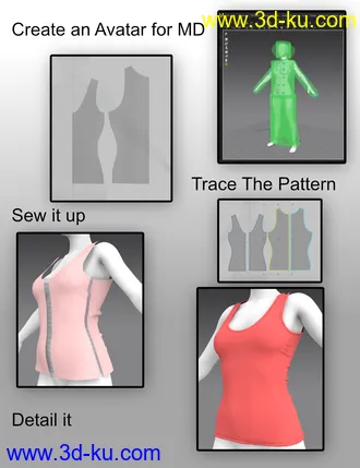 3D打印模型FG Marvelous Designer to Daz Studio Video Tutorial的图片