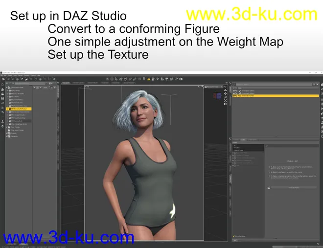 FG Marvelous Designer to Daz Studio Video Tutorial模型的图片4