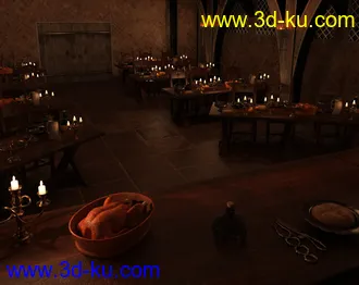 3D打印模型FG Medieval Great Hall的图片