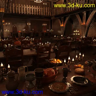3D打印模型FG Medieval Great Hall的图片