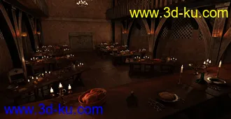 3D打印模型FG Medieval Great Hall的图片