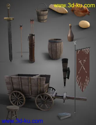 3D打印模型FG Medieval Props的图片