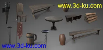 3D打印模型FG Medieval Props的图片