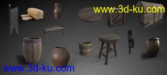3D打印模型FG Medieval Props的图片