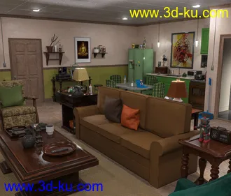 3D打印模型FG Messy Apartment的图片